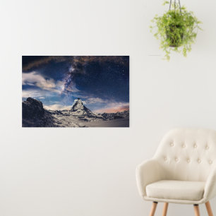 Mountains   Matterhorn Zermatt Switzerland Foam Board