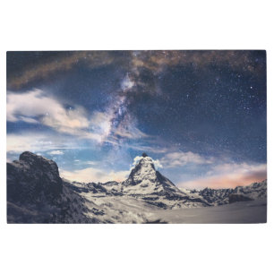 Mountains Matterhorn Zermatt Switzerland Metal Print