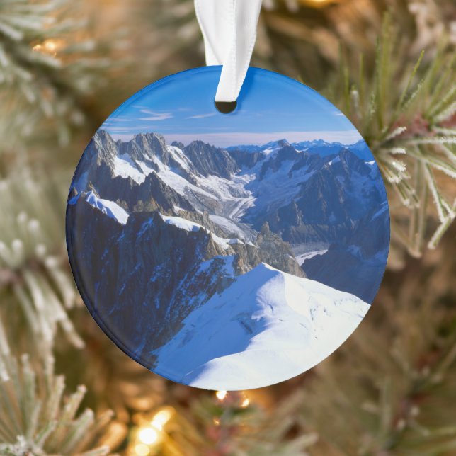 Mountains | Mont Blanc, European Alps Ornament (Tree)