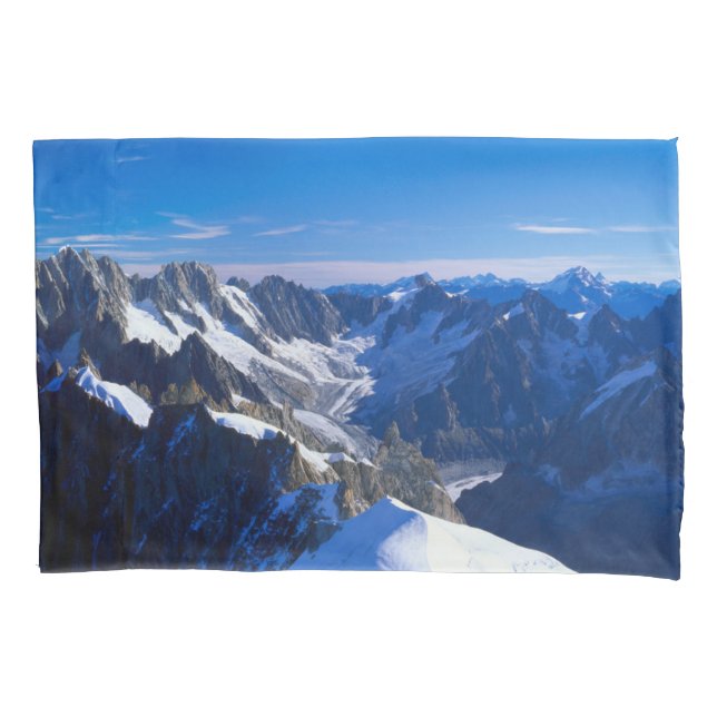 Mountains | Mont Blanc, European Alps Pillow Case (Front)