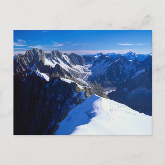 Mountains | Mont Blanc, European Alps Postcard (Front)