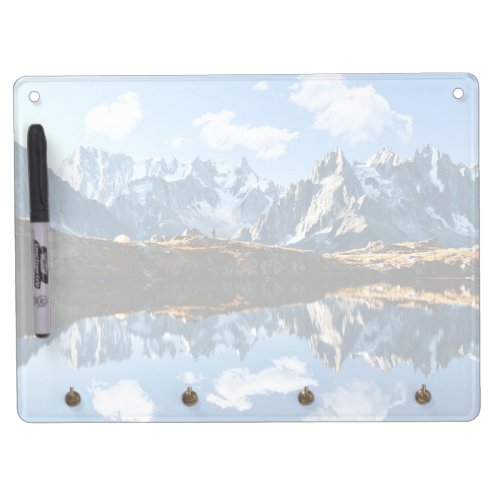 Mountains  Mont Blanc Massif France Dry Erase Board With Keychain Holder