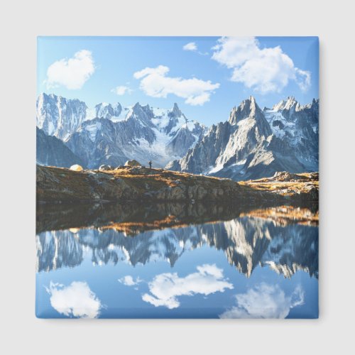 Mountains  Mont Blanc Massif France Magnet