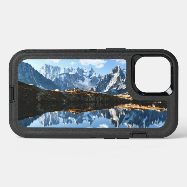 Mountains | Mont Blanc Massif, France Otterbox iPhone Case (Back Horizontal)