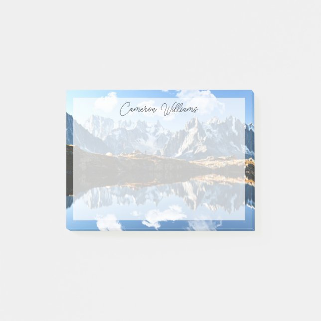 Mountains | Mont Blanc Massif, France Post-it Notes (Front)