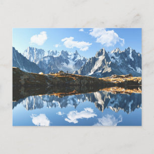 Mountains Mont Blanc Massif, France Postcard