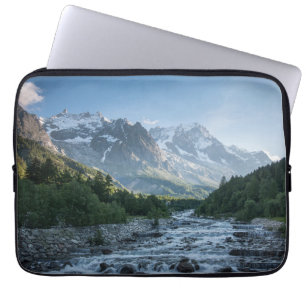 Mountains Mont Blanc Massif, Italy Laptop Sleeve