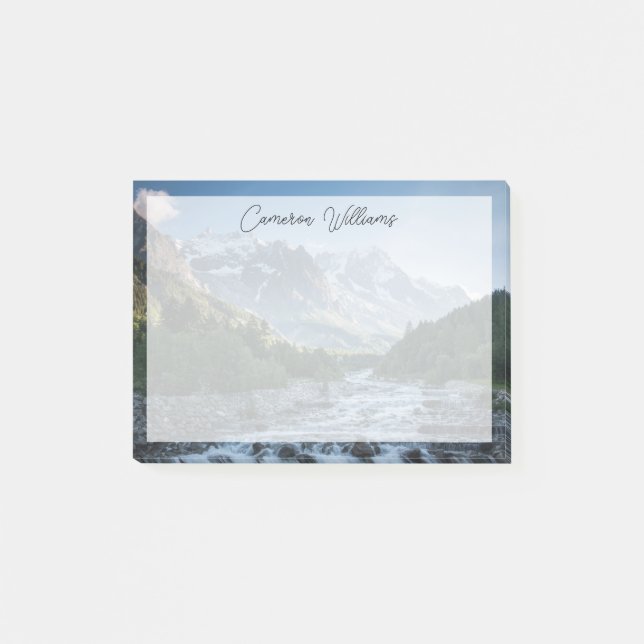 Mountains | Mont Blanc Massif, Italy Post-it Notes (Front)