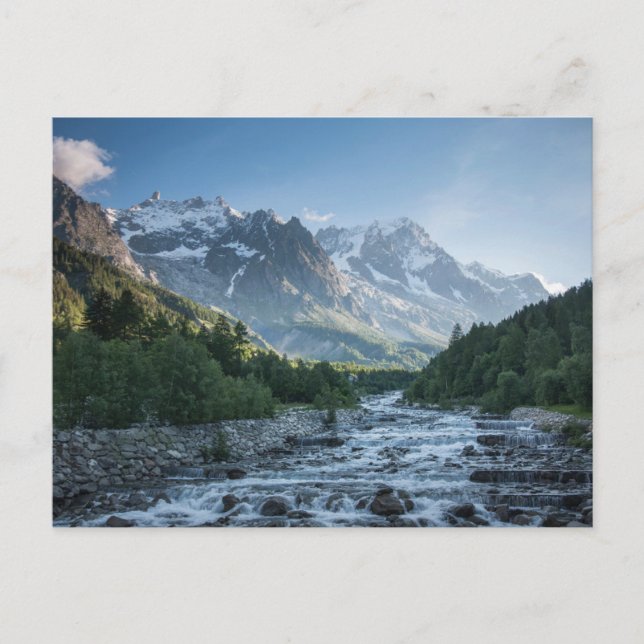 Mountains | Mont Blanc Massif, Italy Postcard (Front)