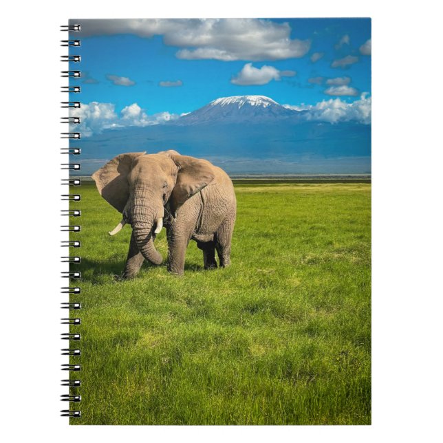 Mountains | Mount Kilimanjaro Tanzania, Africa Notebook (Front)