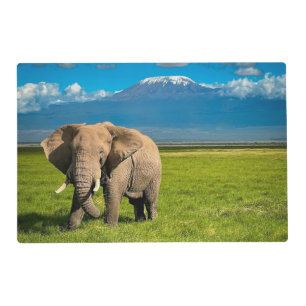 Mountains   Mount Kilimanjaro Tanzania, Africa Placemat