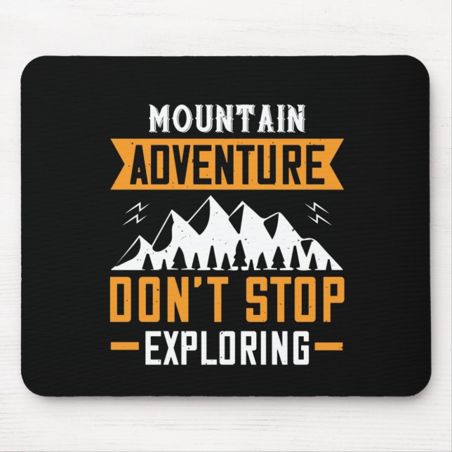 Mountains - Mountain Adventure Mouse Pad (Front)