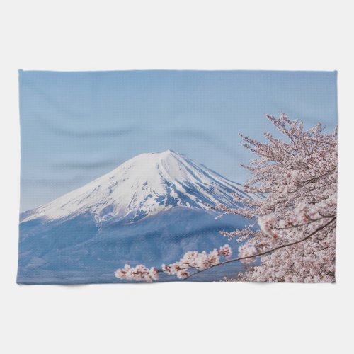 Mountains  Mt Fuji Tokyo Japan Kitchen Towel