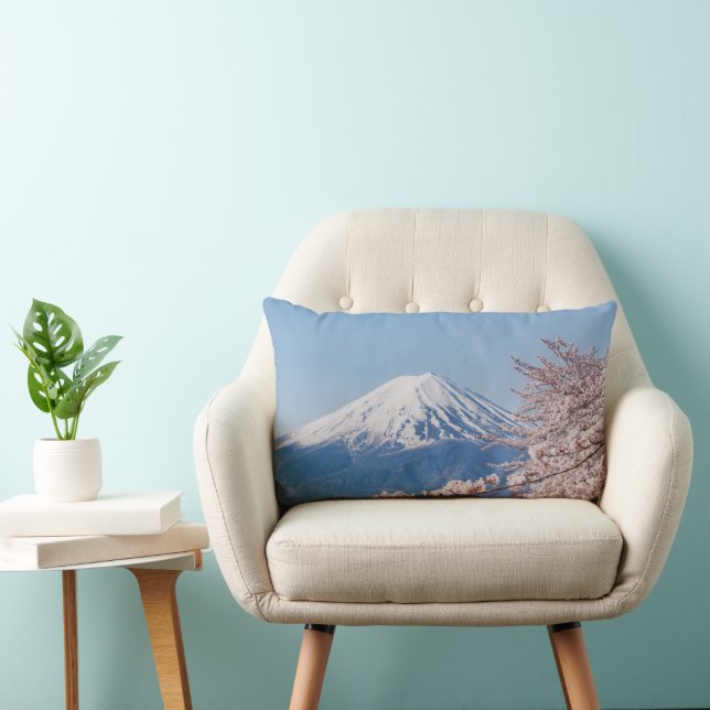 Mountains | Mt. Fuji Tokyo, Japan Lumbar Pillow (Chair)