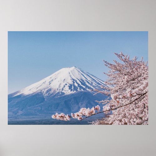 Mountains  Mt Fuji Tokyo Japan Poster
