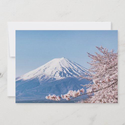 Mountains  Mt Fuji Tokyo Japan Thank You Card