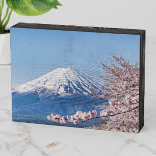Mountains   Mt. Fuji Tokyo, Japan Wooden Box Sign