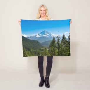 Mountains   Mt. Hood Oregon Fleece Blanket