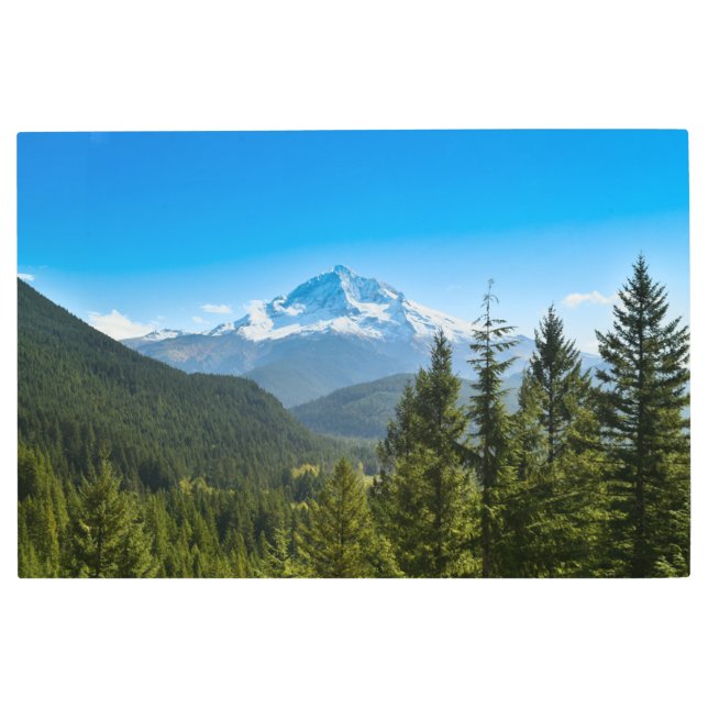 Mountains | Mt. Hood Oregon Metal Print (Front)
