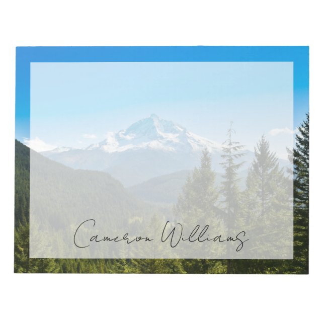 Mountains | Mt. Hood Oregon Notepad (Front)