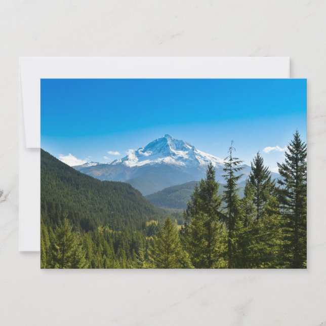 Mountains | Mt. Hood Oregon Thank You Card (Front)