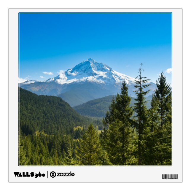 Mountains | Mt. Hood Oregon Wall Decal (Front)