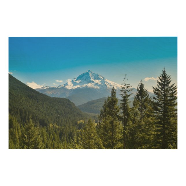 Mountains | Mt. Hood Oregon Wood Wall Art (Front)