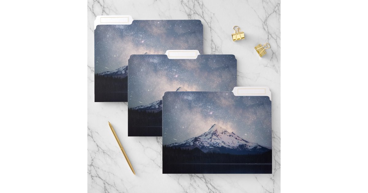 Oregon File Folder Mountains | Mt. Hood Portland, Oregon File Folder | Zazzle