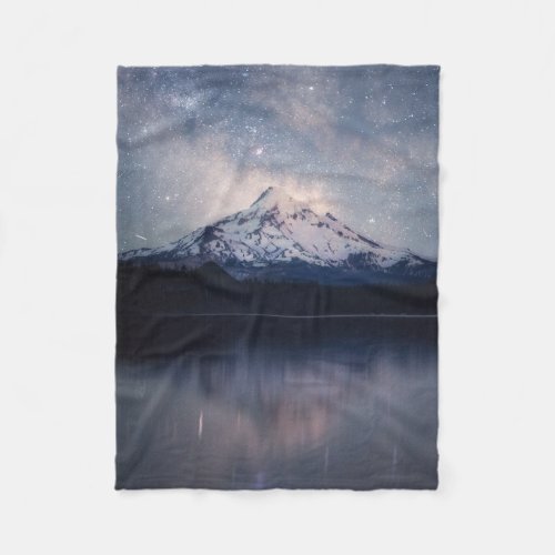 Mountains  Mt Hood Portland Oregon Fleece Blanket