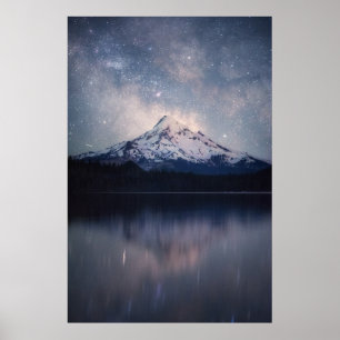 Mountains Mt. Hood Portland, Oregon Poster