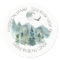 Mountains | New Home Address Label Sticker