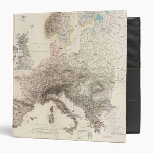 Mountains of Europe Binder (Front/Inside)
