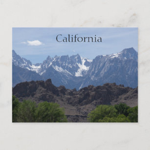 Mountains of Lone Pine, California Postcard