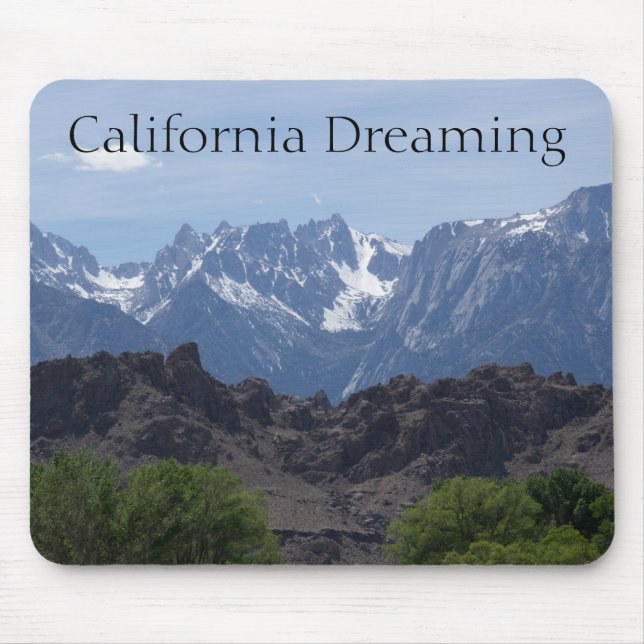 Mountains of Lone Pine Mouse Pad (Front)