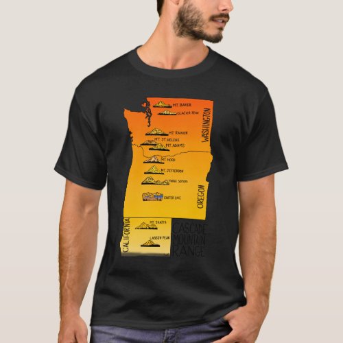 Mountains of the Cascade Range T_Shirt