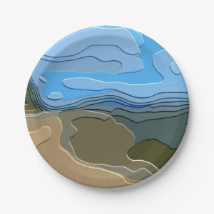MOUNTAINS PAPER PLATES