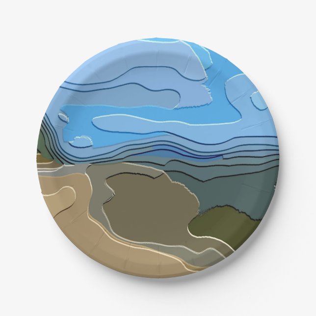 MOUNTAINS PAPER PLATES (Front)