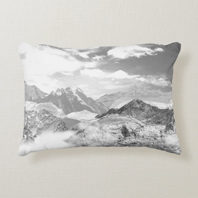 Mountains (photo montage) 3 accent pillow (Front)