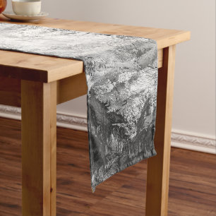 Mountains (photo montage) 3 short table runner