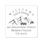 Mountains Pines Two Last Names Return Address