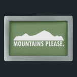 Mountains Please Belt Buckle<br><div class="desc">You know where you wanna be,  you know where you belong. Yes,  they are calling. Go.</div>