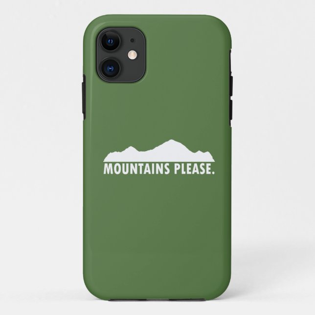 Mountains Please Case-Mate iPhone Case (Back)