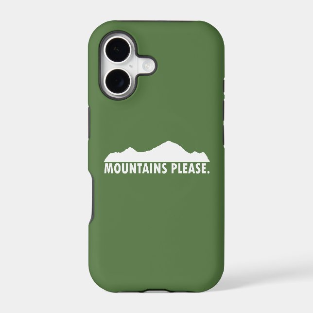 Mountains Please Iphone Case (Back)