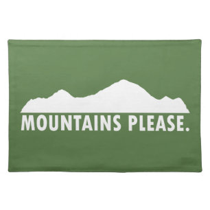 Mountains Please Placemat