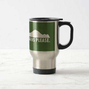 Mountains Please Travel Mug