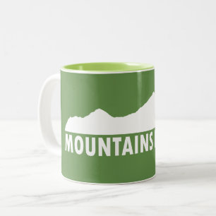 Mountains Please Two-Tone Coffee Mug