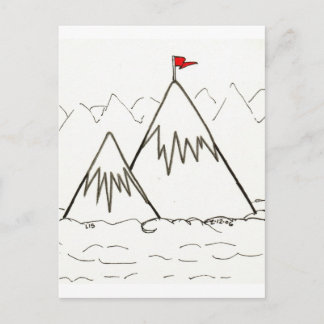 Mountains postcard