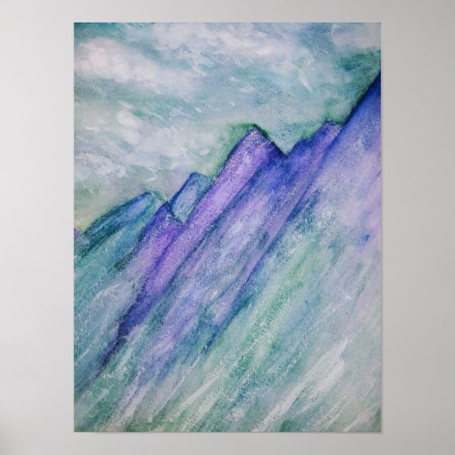 Mountains Print 12 × 16" (Front)
