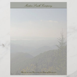 Mountains Professional Business Letterhead