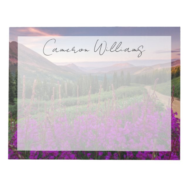 Mountains | Rocky Mountains, Colorado Notepad (Front)